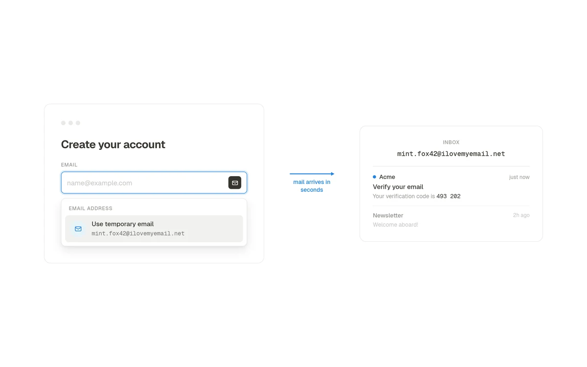 Chrome Web Store screenshot of the CatchThis extension filling a signup form